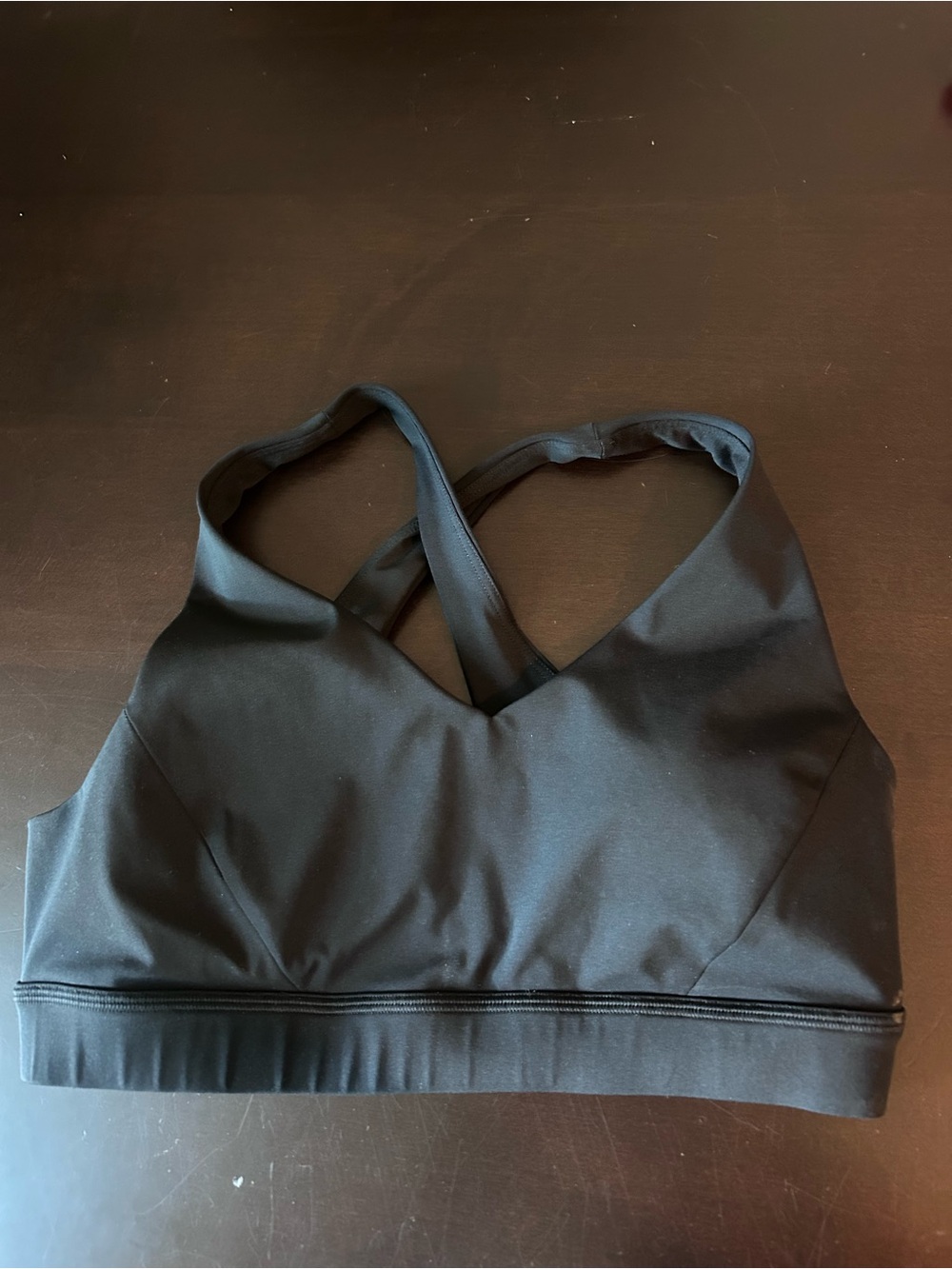 Lululemon black sports bra 8